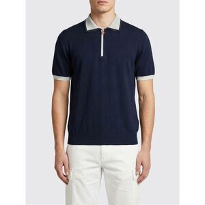 Kiton Polo Shirt Men Blue